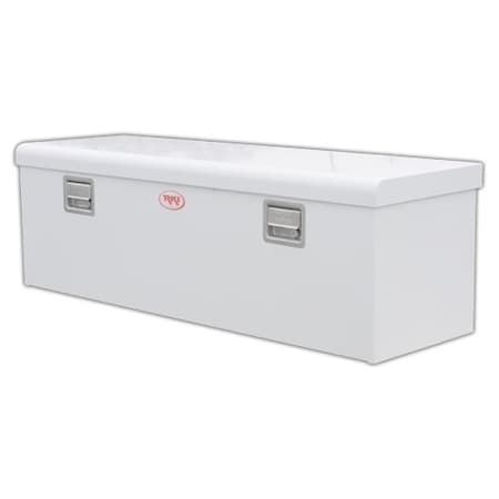 Rki SINGLE LID STEEL CHEST BOX WHT F/MIDSIZE TRUCKS M54-1NM